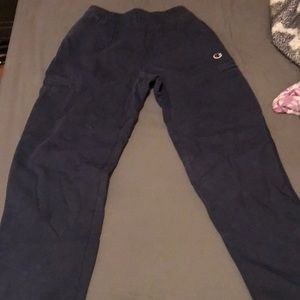 Champion navy blue thick sweatpants